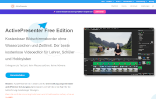 Screenshot active presenter Webseite