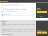 Screenshot gantprojekt Webseite