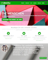 Screenshot liebre office Webseite