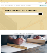 Screenshot bauportal nrw Webseite