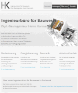 Screenshot Ingenieurbüro Karmazin Webseite